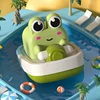 Frog Bath Toy with Clockwork for Kids, Wind-Up Swimming Pool Bathtub Baby Bath Toy, Birthday Gift for Toddlers Kids Infants 1