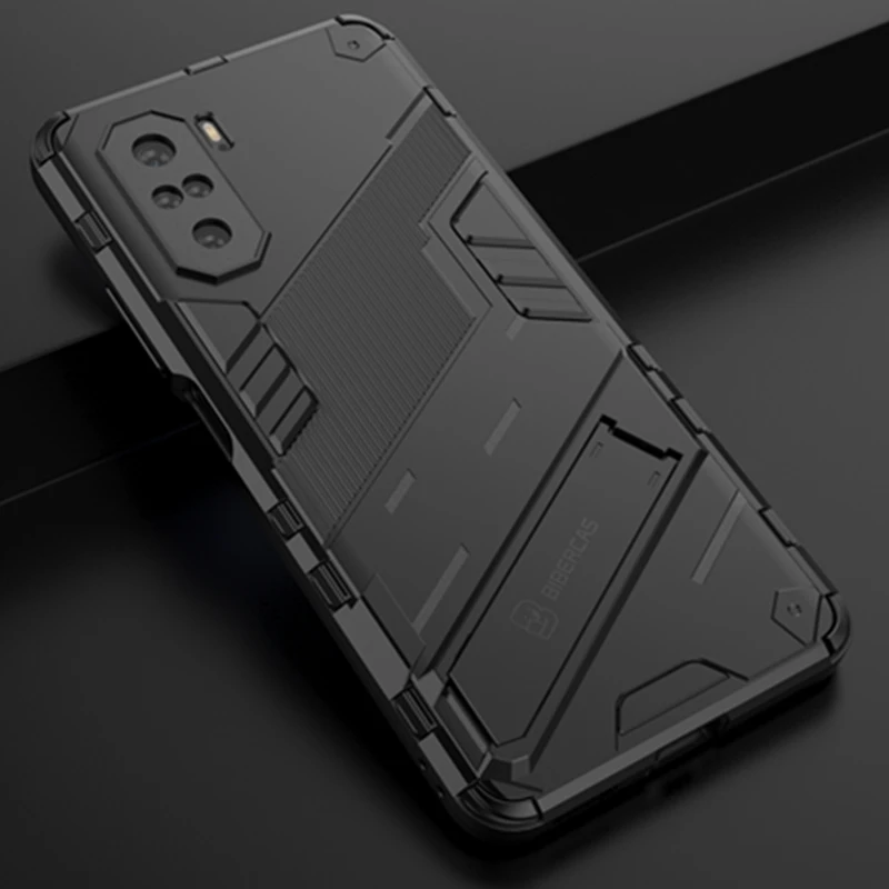 Чехол для Xiaomi PocoF3, прочный бронированный ударопрочный чехол для телефона Poco Poko Little F3 F 3 3F, автомобильный магнитный держатель, подставка, задняя крышка