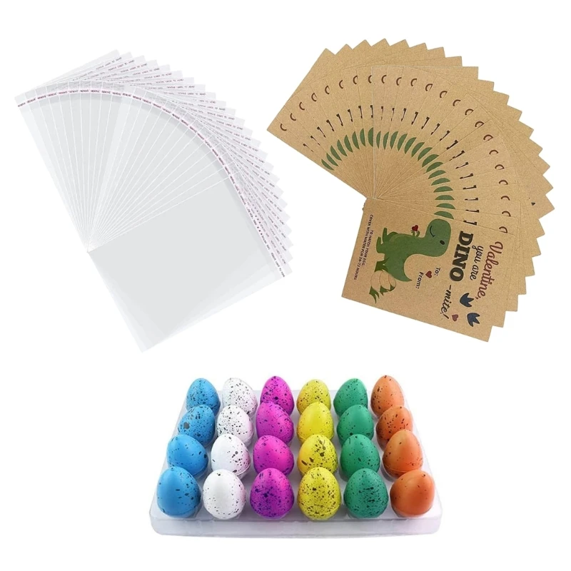 

Dinosaur Eggs Hatching Card Toy Hatching Eggs Crack Science Kits Novelty Children Toy Gifts Dinosaur Eggs Random Color