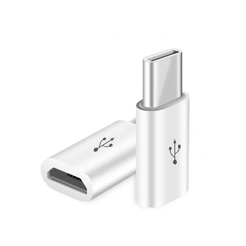 USB to Type C Adapter 3 PCS Connector Micro USB to Type-C Adapter for Samsung LG Huawei Honor Xiaomi Redmi OPPO Android Phone Charger Cable Converter