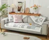 Cotton Fabric Four Seasons Sofa Cover Couch Cover Floral Plaid Printed Sofa Towel for Living Room lounge 4