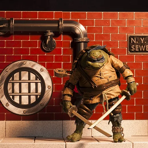 Wikeetoys Display Base New York Sewer 1/12 Scale for 6 Inch