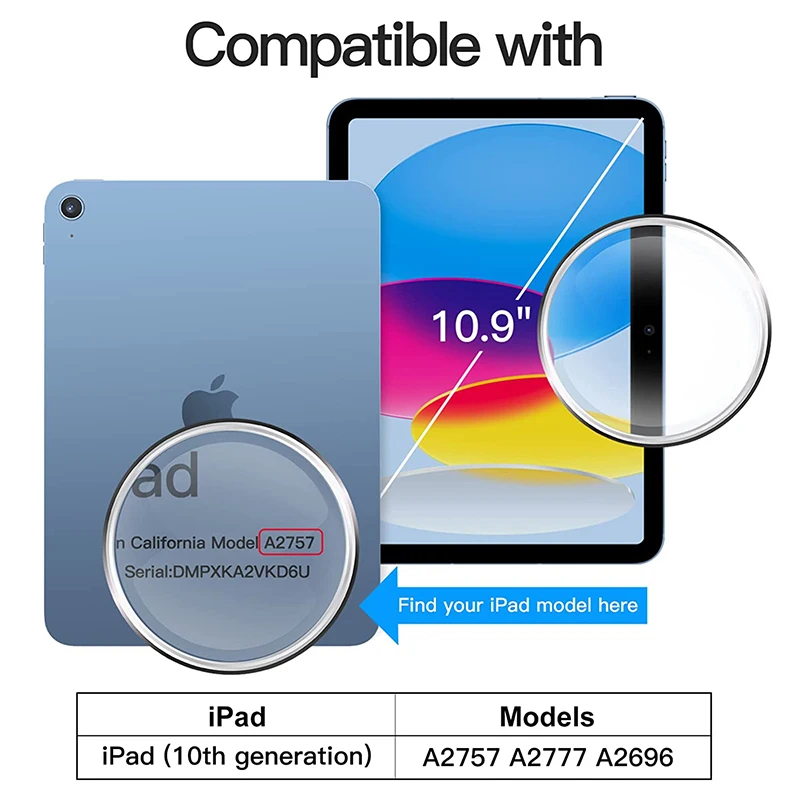 iPad 10세대 10.9인치 강화 유리 화면 보호기 IPAD 10 10.9 2022 태블릿 방지 보호 필름 A2696 A2757 A2777