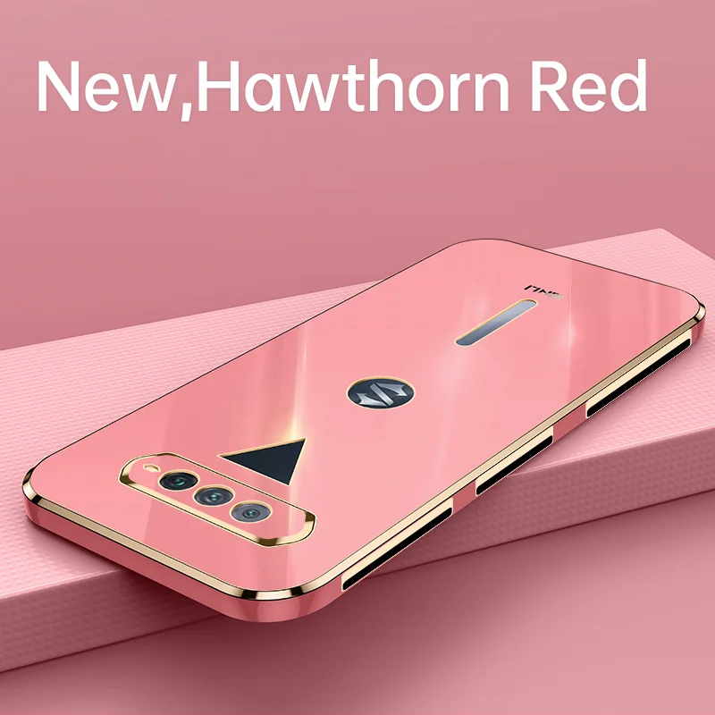 Luxurious Golden Edge Liquid Silicone Shockproof Phone Case - Soft TPU Cover