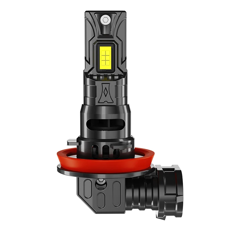 2PCS CANBUS H11 LED 헤드라이트 전구 12V 하이 로우 포그라이트 팬 플러그 앤 플레이 닛산 MICRA 5 (K14) 2016-2023 2017 2018 2019