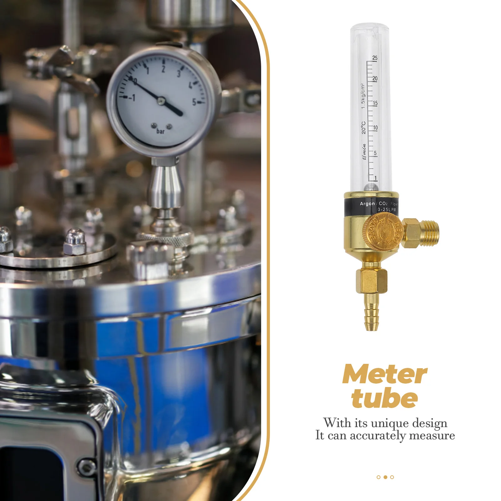 Flow Meter Argon Flow Meter Co2 Tube Carbon Dioxide Flowmeter Air Gas Flowmeter flow meter