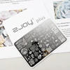 Christmas Nail Art Stamping Plate Winter Snowflake Stainless Steel Printing Template 9.5*14cmFrench Gel Polish Printing Stamp 2