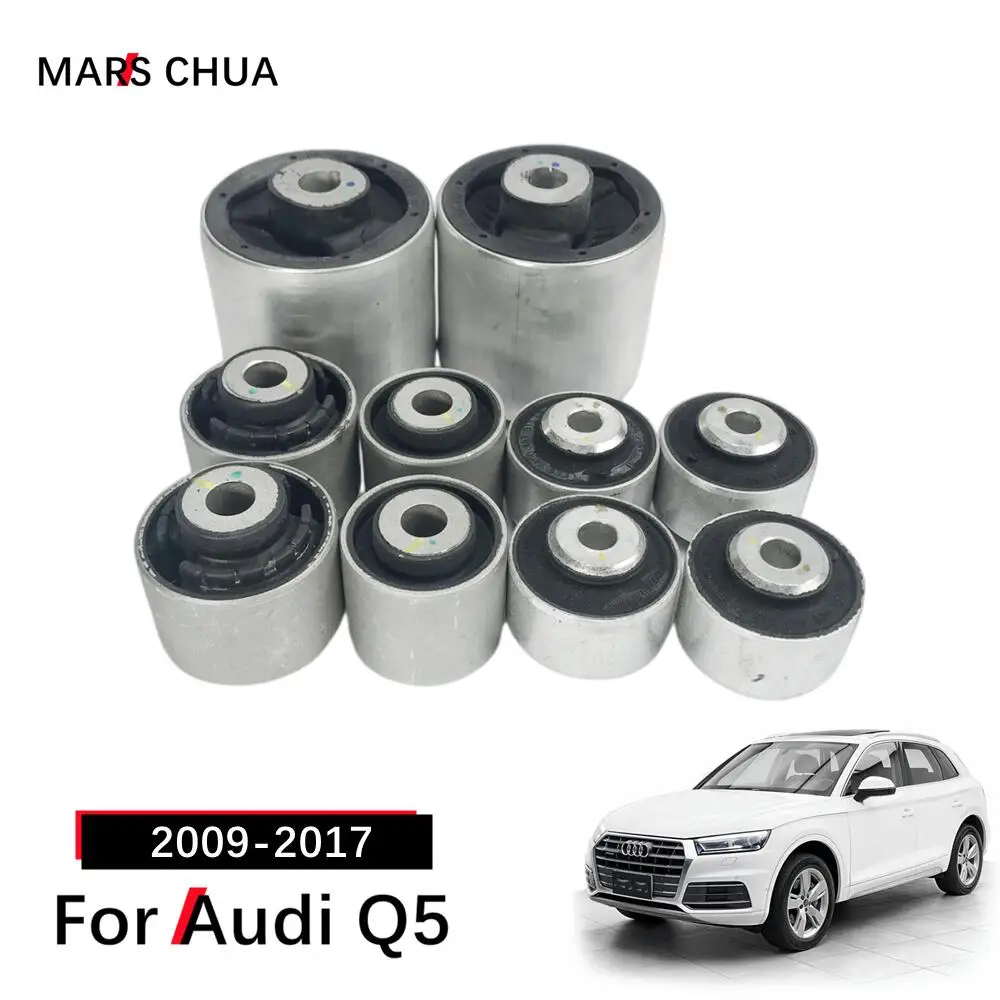 Control Arm Bushings Kit 10PCS 4H0407515 8K0 4G0407515 8K0407183F 4E0407181B 4G0407182 for Audi Q5 Front Upper and Lower Control Arm Bushings Kit