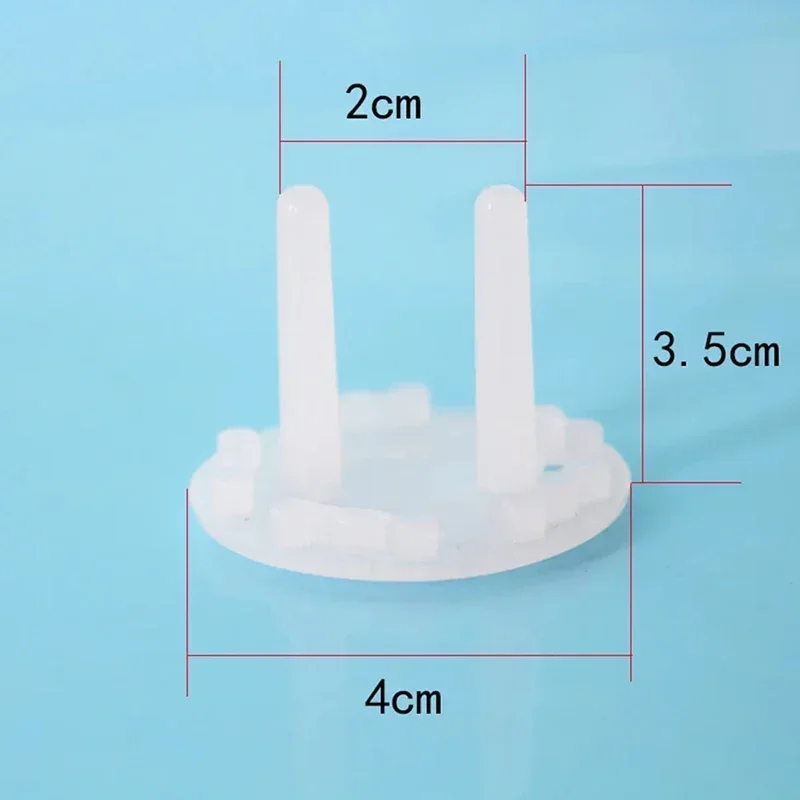 10pcs Plugs Protector Covers EU Power Socket Protection Cover Bear Thickened Kids Safety Electrical Outlet Anti Electric Shock socket covers