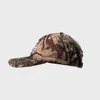 Fashion Retro Camouflage Baseball Cap 3d Embroidery Letter Women's Street Fashion Bend Edge Shows Small Face Baseball Cap 3