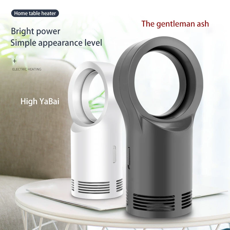 Riscaldatore elettrico portatile senza foglie, mini riscaldatore personale per ambienti, riscaldatore per la casa, per ufficio, camera da letto, riscaldamento, regalo invernale_voghion.com