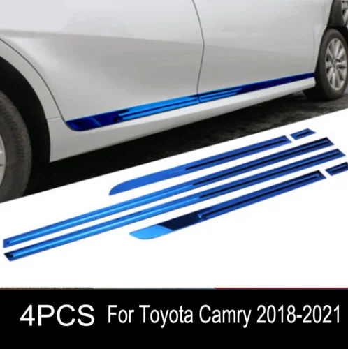 

For Toyota Camry 2018-2021 Stainless steel Body Side Door Molding Cover Trim
