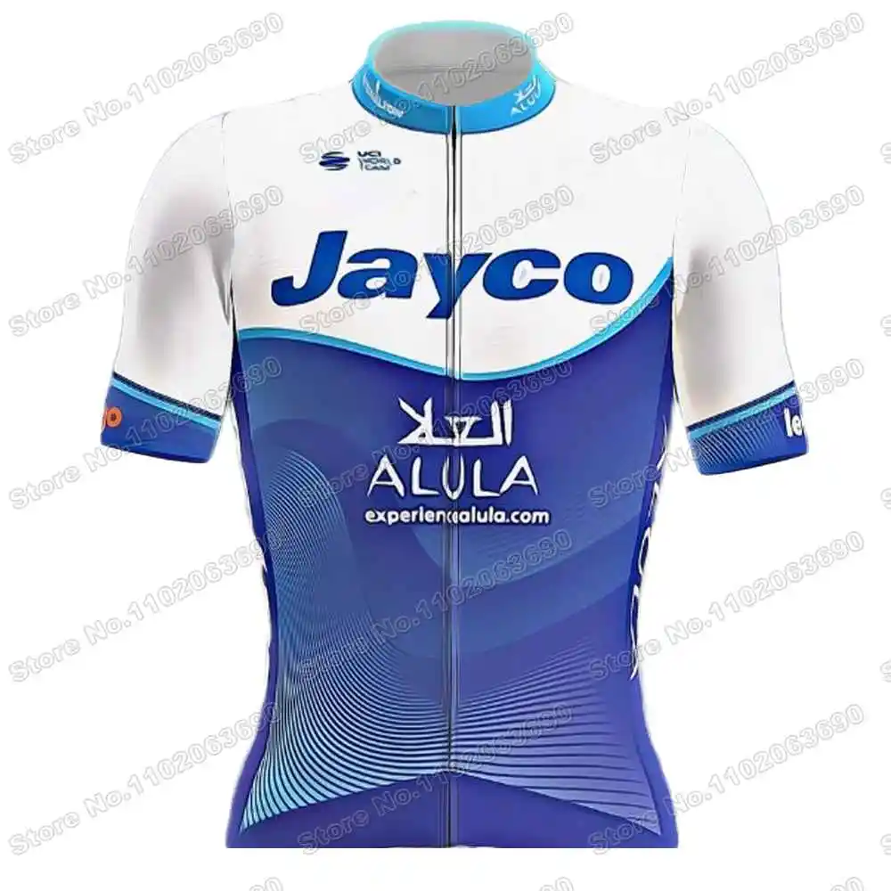 Jayco Alula チームジェイコalula 2023ジャージセット男性ブルー