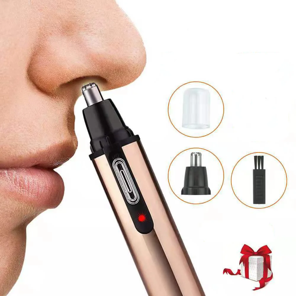 Good Quality Electric Nose Hair Trimmer Nose Hair Shaver Nose Hair Trimmer Men's Nose Ear Remover Washable Electric Shaving Tool 3