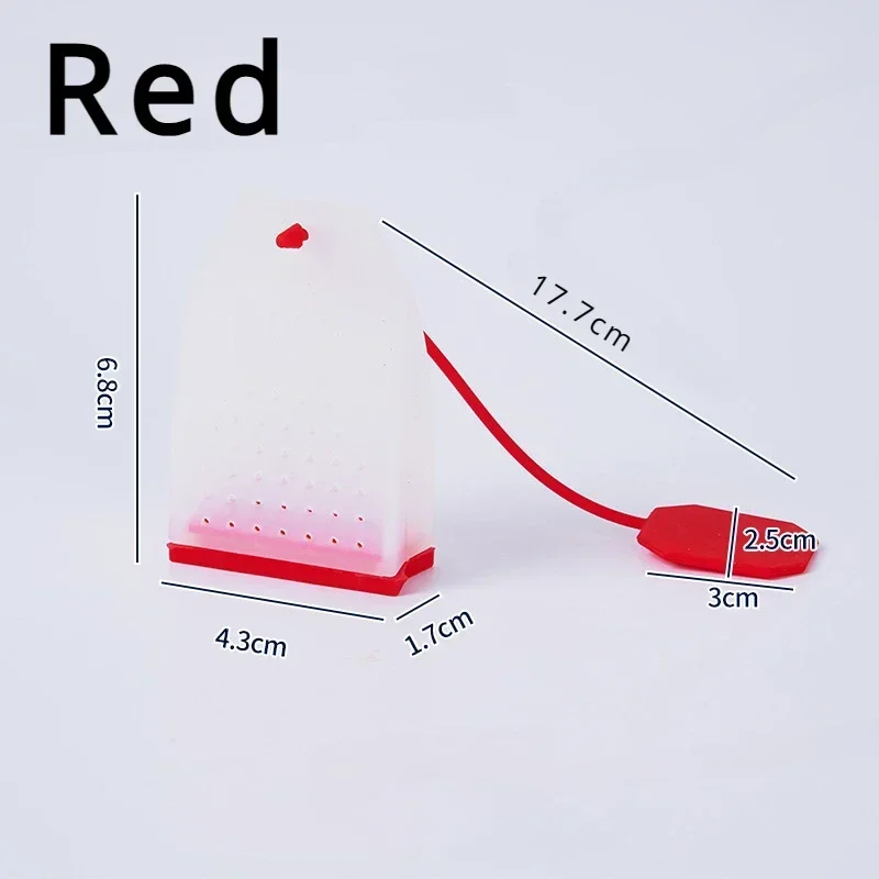 Food-grade Silicone Tea Bags Colorful Style Strainers Herbal Loose Tea Infusers Filters Scented Teaware Infusers Kitchen Tools