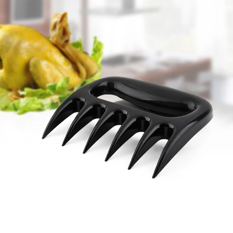 1pcs Maunal Bear Claw Meat Shredder Barbecue Fork Pork Separator Fruit Vegetable Slicer Cutter Kitchen Cooking BBQ Accessories