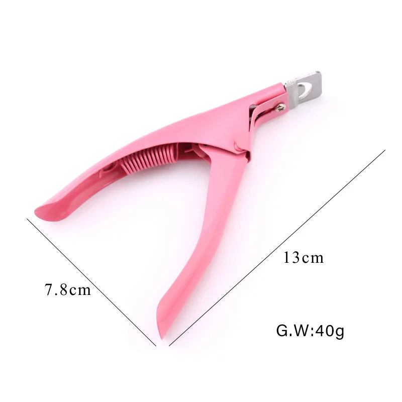 Professional U-Shaped Nail Capsule Cutter - Manicure Tool