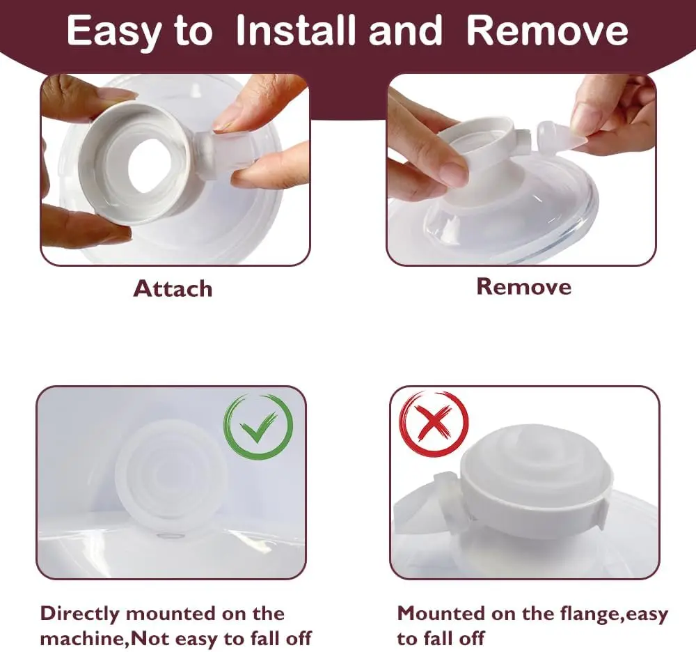 Duckbill Valves and Diaphragm Compatible with Momcozy M5 Breast Pump, Breast Pump Replacement for Momcozy M5 Breast Pump 5