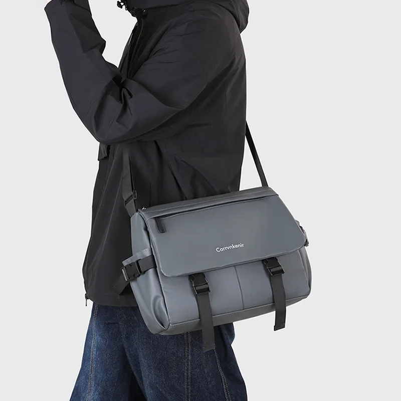 Men's New Fashionable Waterproof Crossbody Bag Outdoor Multi Pocket Shoulder Bag Casual Handbag for Men Travel Daily Use