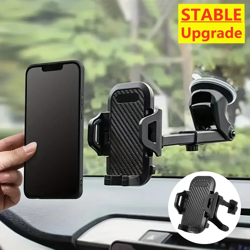 Support de téléphone de voiture par gravité, support de montage, clip d'aération, GPS, support de cellule mobile dans la voiture, iPhone, Xiaomi, Huawei, Samsung