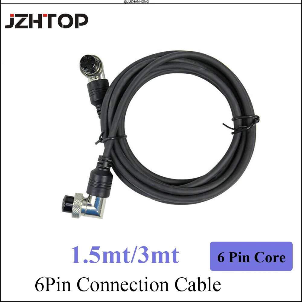 6 Pin 6 Core Pipe Camera Connection Cable Flexible Soft Test Cable Connecting Wire Cable gx16 Male to Male 6 pin 6 core pipe camera connection cable flexible soft test cable connecting wire cable gx16 male to male