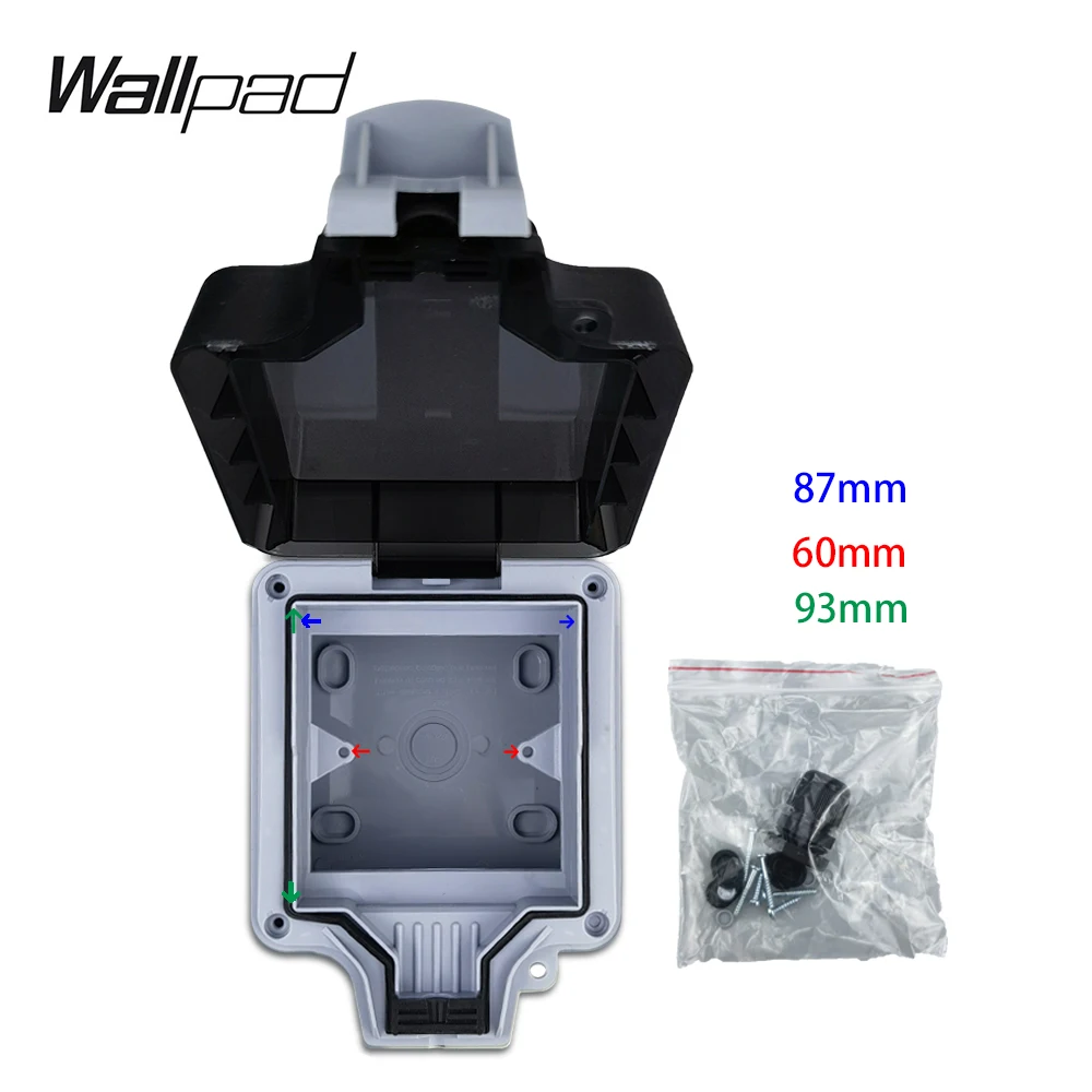 86 Waterproof Outdoor Box IP66 Wall Box For Wall Switch Socket Outdoor Usage Bathroom