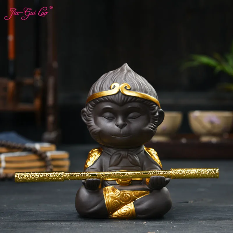 JIA-GUI LUO Фиолетовый Глиняный чай с обезьяной Король Чай для домашних животных