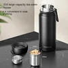 FANJANE Thermos Bottle Cup with Magnetic Tea Infuser Coffee 316 Stainless Steel Vacuum Bottle Keep Cold Hot Travel Business Gift 2