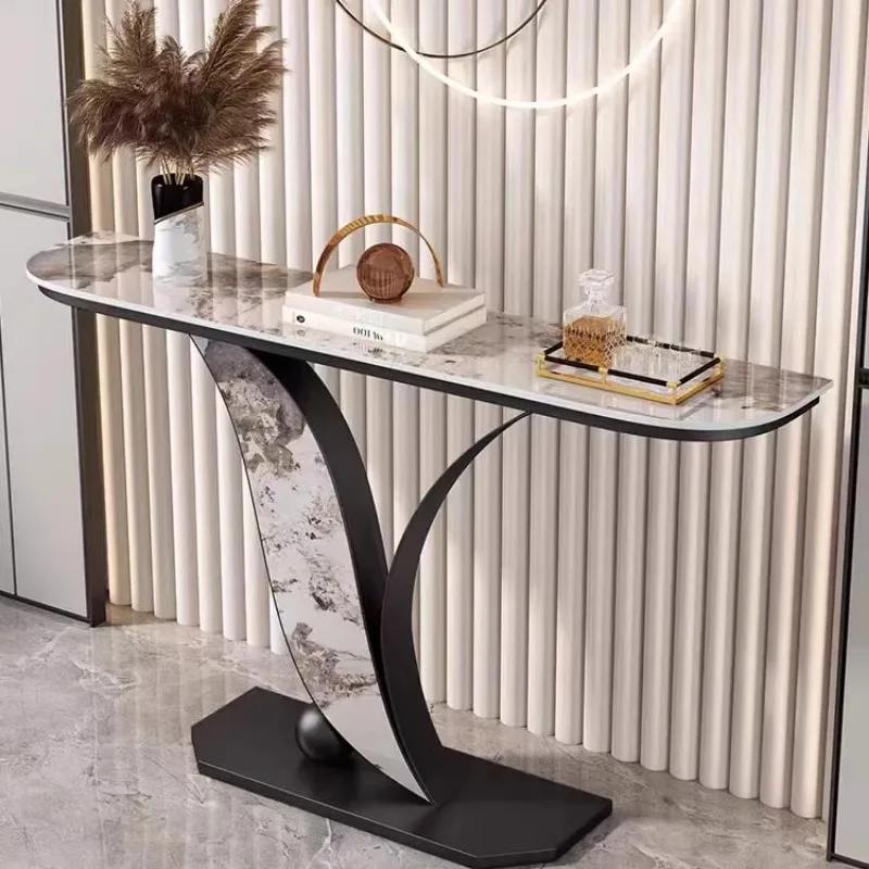 Metal Removable Living Room Table Modern Narrow Table Office Gold Vintage Short Furniture