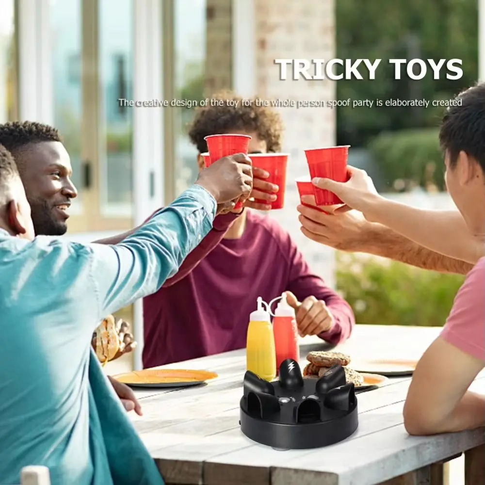 Punishment Electric Shock Finger Game Funny Props Finger Game Machine Interesting Tricky Electric Shocking Roulette