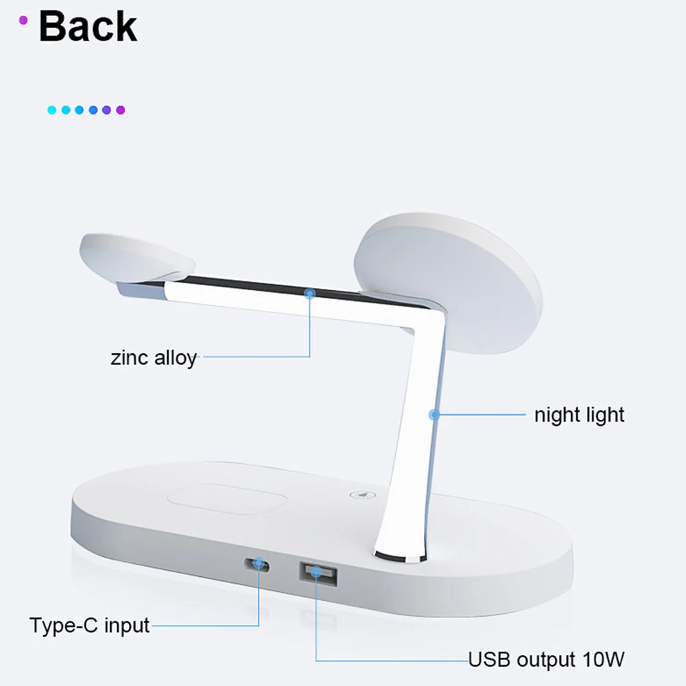 3 in 1 Magnetic Wireless Charger For iPhone 16 15 14 13 12 Fast Charging Station for Apple Watch 10 9 8 7 6 5 4 Airpods 2 3 Pro SHOP