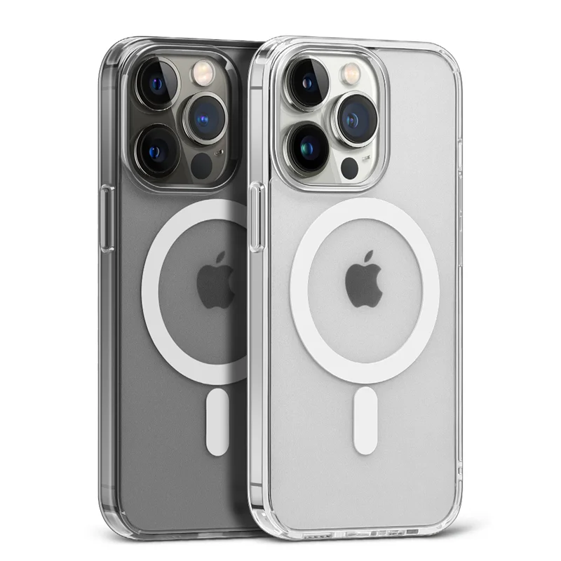 Original For Magsafe Magnet Clear Case für Apple iPhone 14 13 12 11 Pro Max  plus Mini x xr xs Max Leder Brieftasche Zubehör - AliExpress