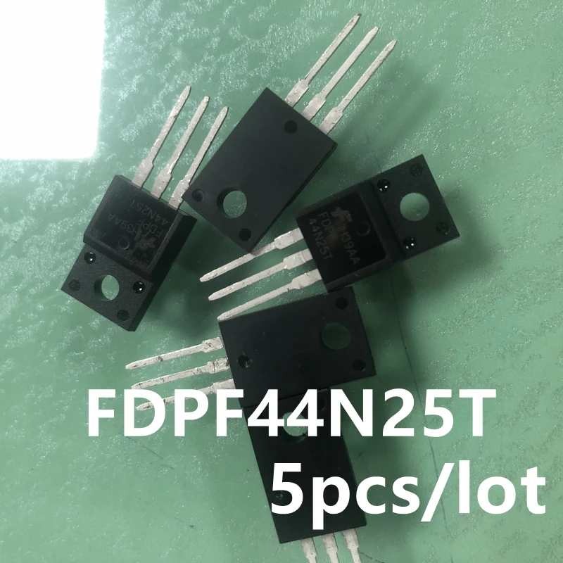 

5 шт./лот новая Оригинальная FDPF44N25T TO220F высокомощная полевая трубка с эффектом, пластиковая упаковка, транзистор 44A250V