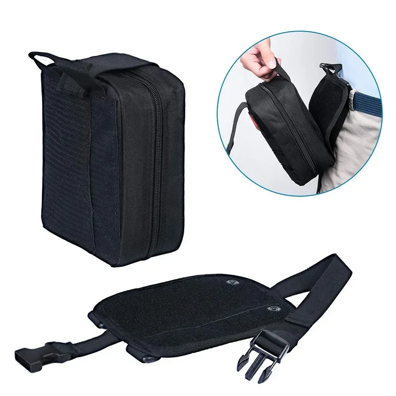 Molle Tactical First Aid Utility Medical Nylon Bag EDC Waist Pack Hiking Hunting Accessories Bag Outdoor Survival Emergenc Pouch