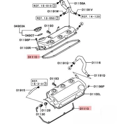Pajero V73V77V93V43 engine valve cover gasket GASKET,ROCKER COVER MD303148