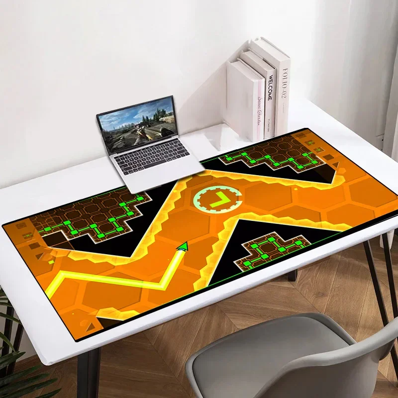 

Geometry Dash Mouse Pad Gamer Cabinet Kawaii Gaming Pc Xxl Pads Extended Keyboard Mausepad Accessories Anime Mause Mats Desk Mat