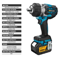 Gami 2800N.M clé électrique sans brosse 1/2 pouces clé à chocs sans fil tournevis électrique perceuse pour Makita 18V batterie broche 3
