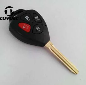 

10 шт., 4 кнопки дистанционного ключа для Toyota Camry Crown