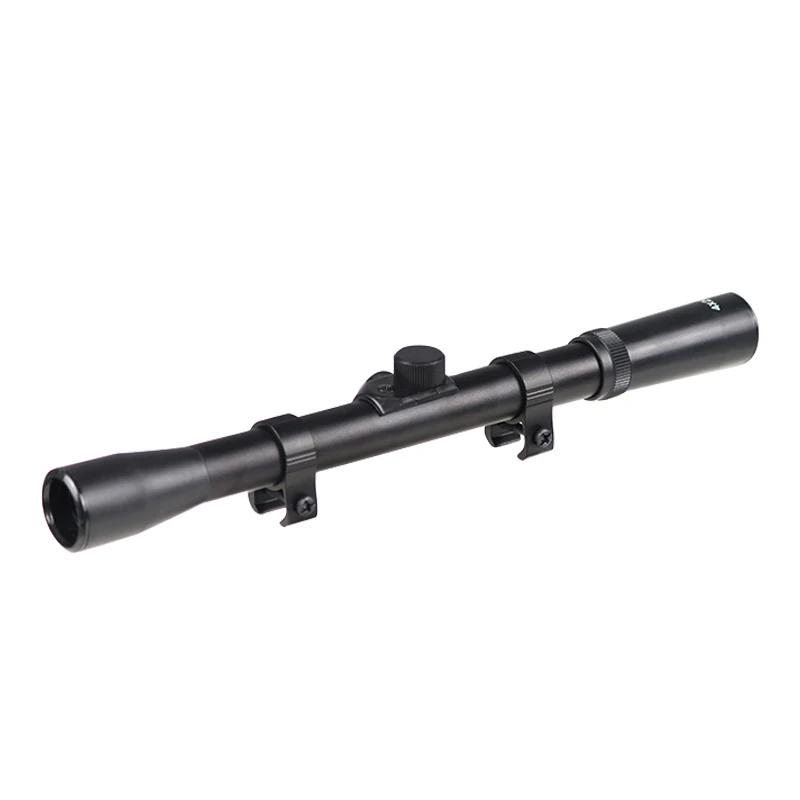 Rifle Scope LUGER 4x20 Hunting Optical Tactical Telescopic Sight Airsoft Fit 11mm Rail Gun
