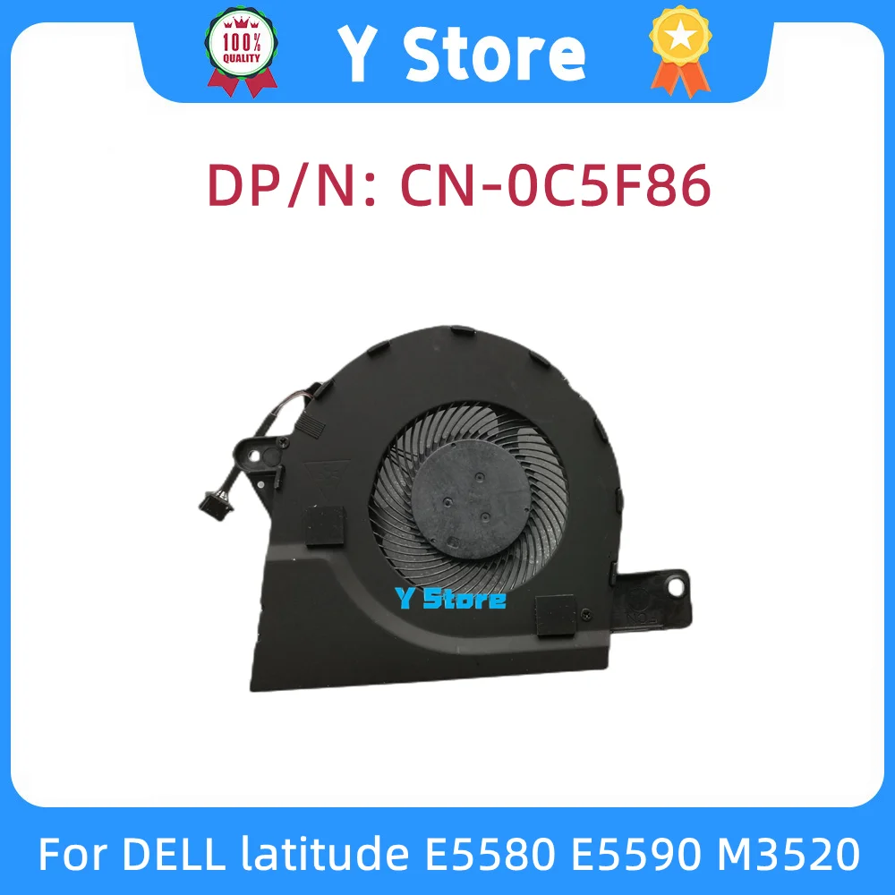 

Новый оригинальный радиатор для ноутбука Y Store для Dell Latitude E5580 E5590 M3520, охлаждающий вентилятор 0C5F86 C5F86 CN-0C5F86, бесплатная доставка