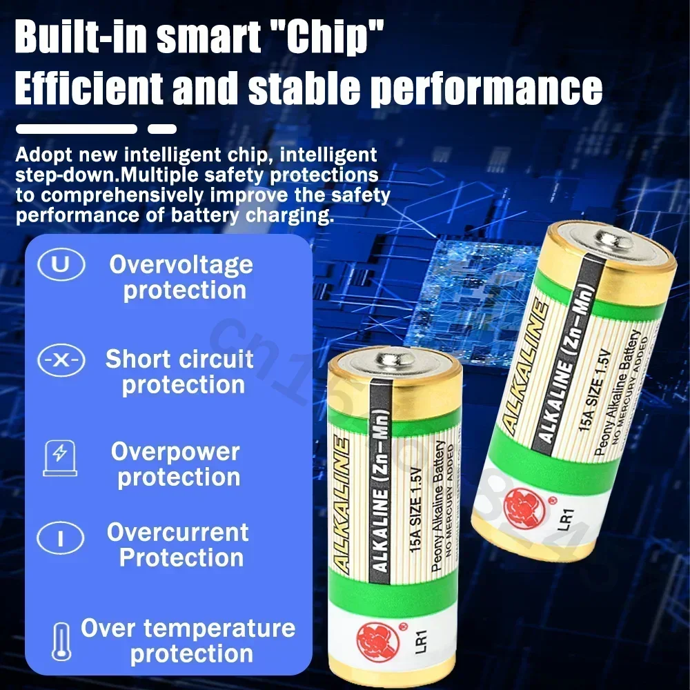 1.5V LR1 15A AM5 E90 AM5 MN9100 N Size Alkaline Battery For MP3 Walkman Toy Doorbell Bluetooth Speaker Dry Primary Batteria 3pcs alkaline battery disposable battery