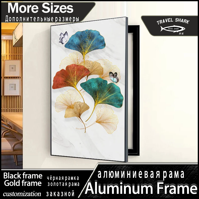Decorative Painting of Meter Electric Box Covers Modern Creative Pictures Poster Mural With Frame Home Live Room Wall Art Custom