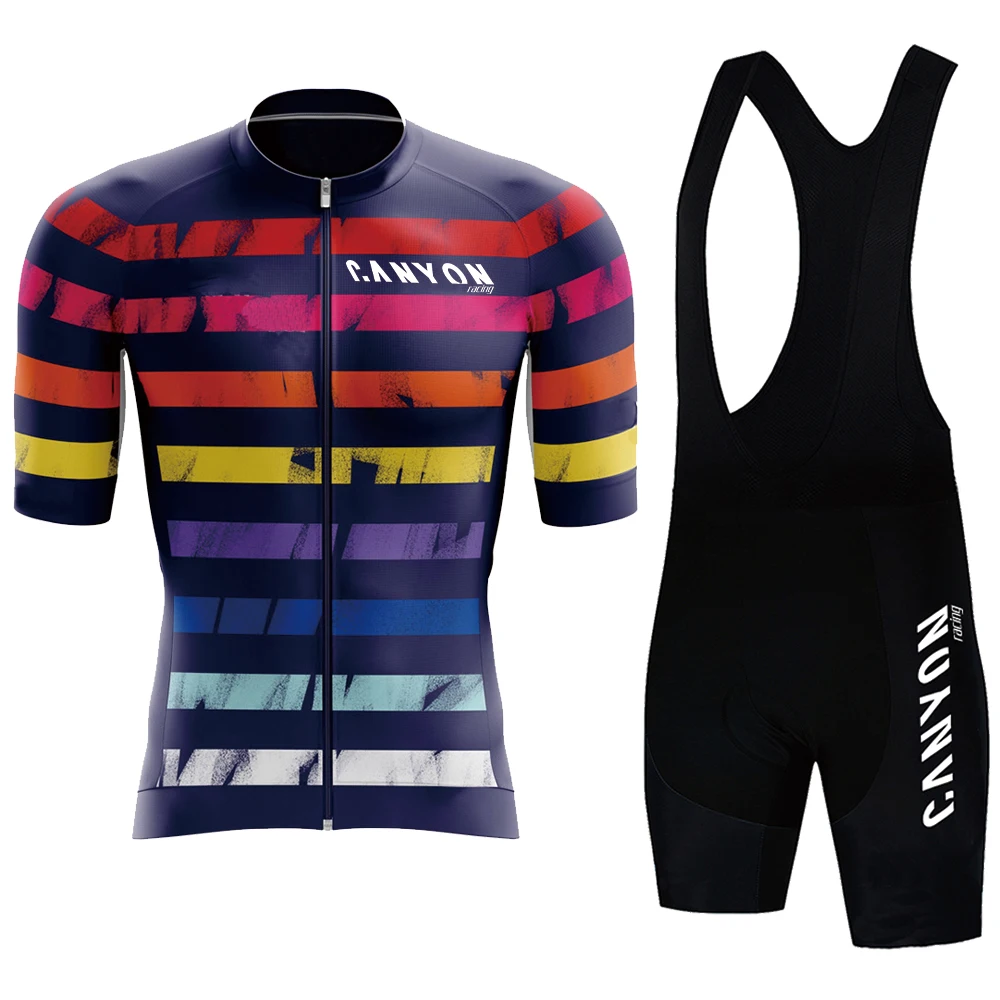 Set Maglia E Pantaloncini Uomo Per Ciclismo - Traspirante E Comfort