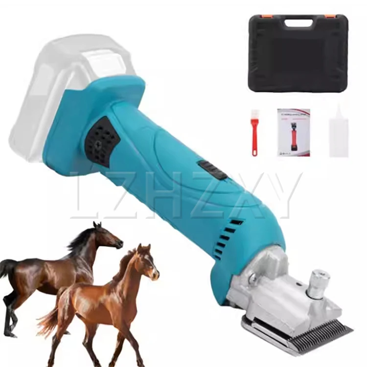 Electric Horse and Goat Shears for Trimming Horse, Goat, and Sheep Hair; Powered