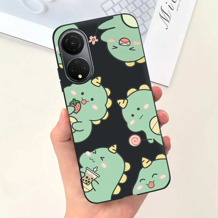 Cute Dinosaur Cartoon Soft Silicone Phone Case -