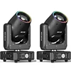 Yiflamefly 2Pcs 450W Moving Head Light RGBW DMX Stage Light DMX Controlled Sound Activated Play DJ Light For Wedding Party Music 1