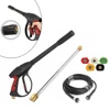 3000PSI Electric Cordless High Pressure Cleaner Spray Gun Wand Lance Nozzle Tips Hose Kit Cleaning Machine 4