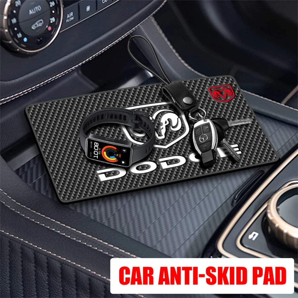 자동차 인테리어 실리콘 대시 보드 미끄럼 방지 매트 전화 홀더 패드 Dodge Durango Caliber Dakota Neon Nitro Ram 용 자동차 액세서리