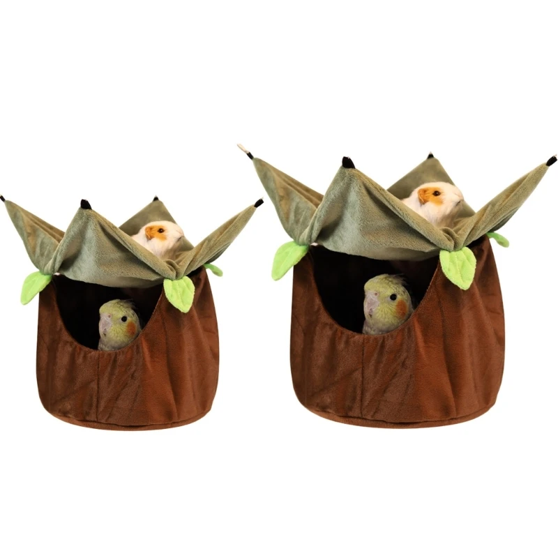 Budgies Hanging Hammock Pet Bird Soft Bed Peluche Nest Bed Accessori Per Gabbia Per Pappagalli K5Dc