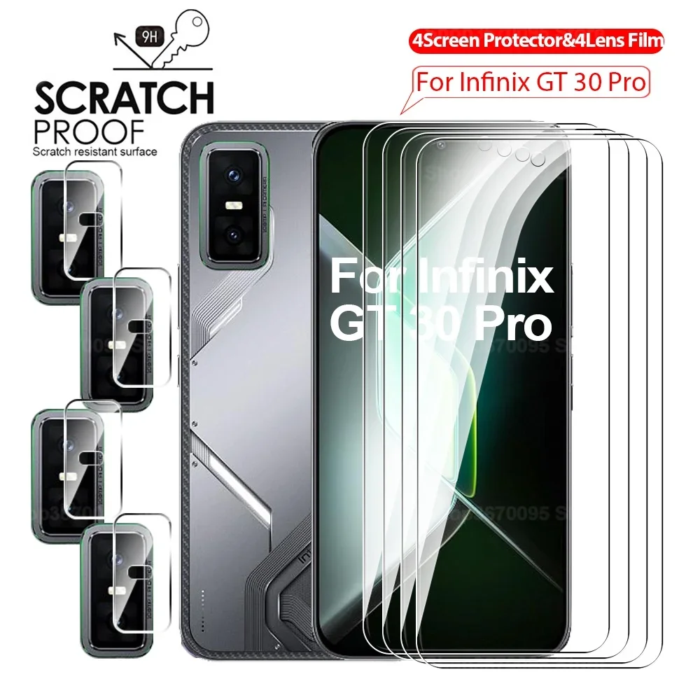 8-in-1 Tempered Glass Screen Protector - Case Friendly, 6.78 Inch